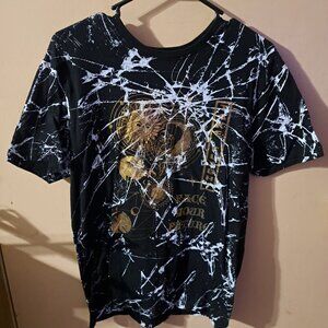 Upstanders Men's Black/gold-Shirt Short Sleeve Size M